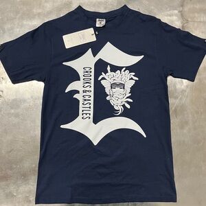 Crooks & Castles Dark Blue Graphic Tee